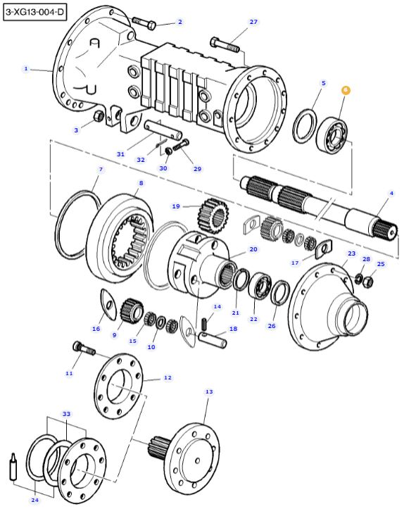 Rear Axle Bearing 1881931M91 - Image 2