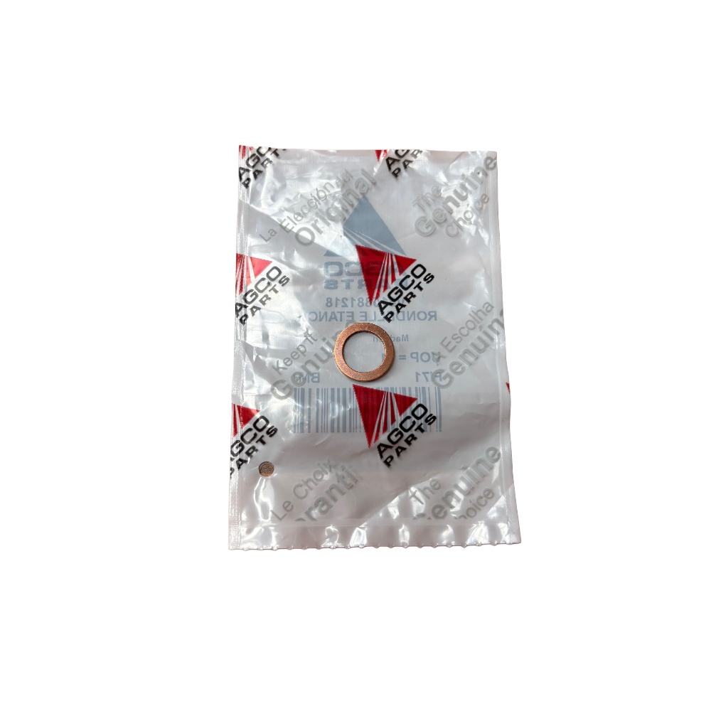 V615881218, Copper Sealing Washer, Massey Ferguson Tractor Parts, Ned Murphy Tractors