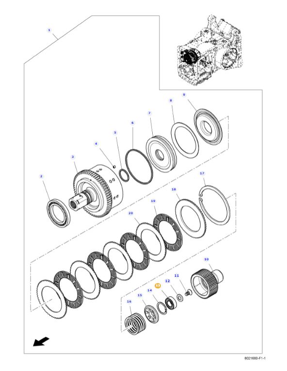 PTO Bearing 3010767X1 - Image 2
