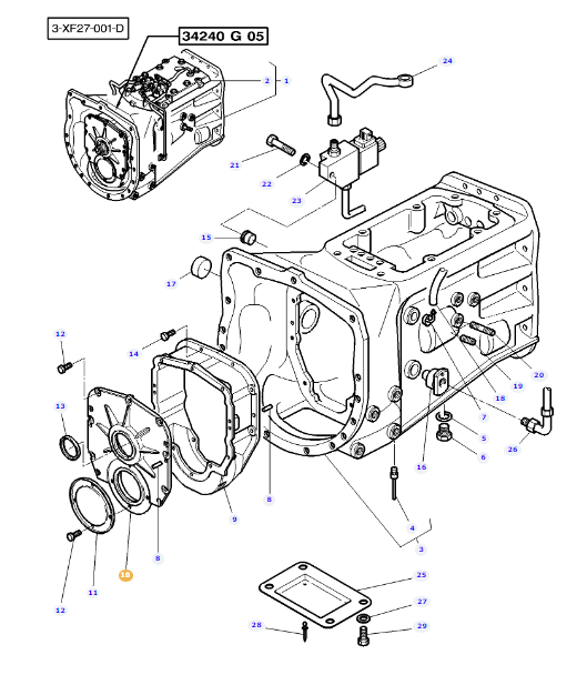 Transmission Plate 3801556M2 - Image 2