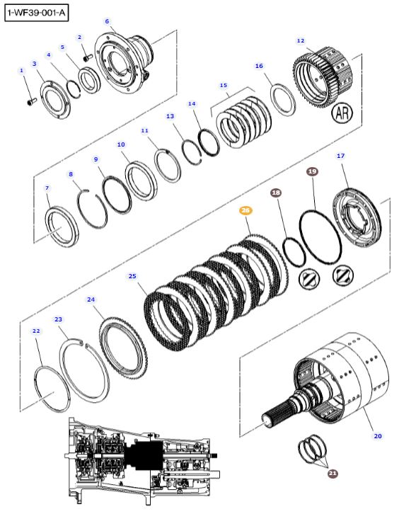Clutch Counter Plate 3796342M5 - Image 2