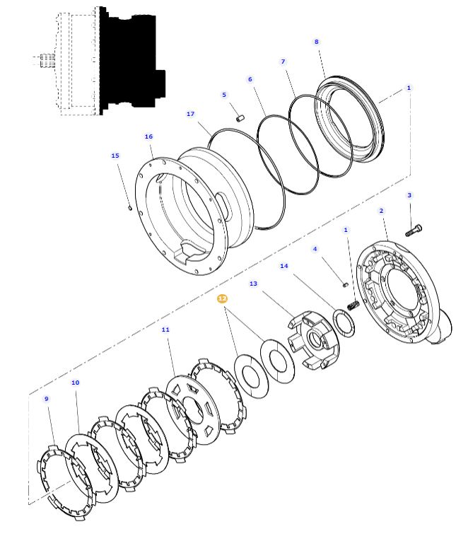 Powershift Bevel Washer 3799165M92 - Image 2