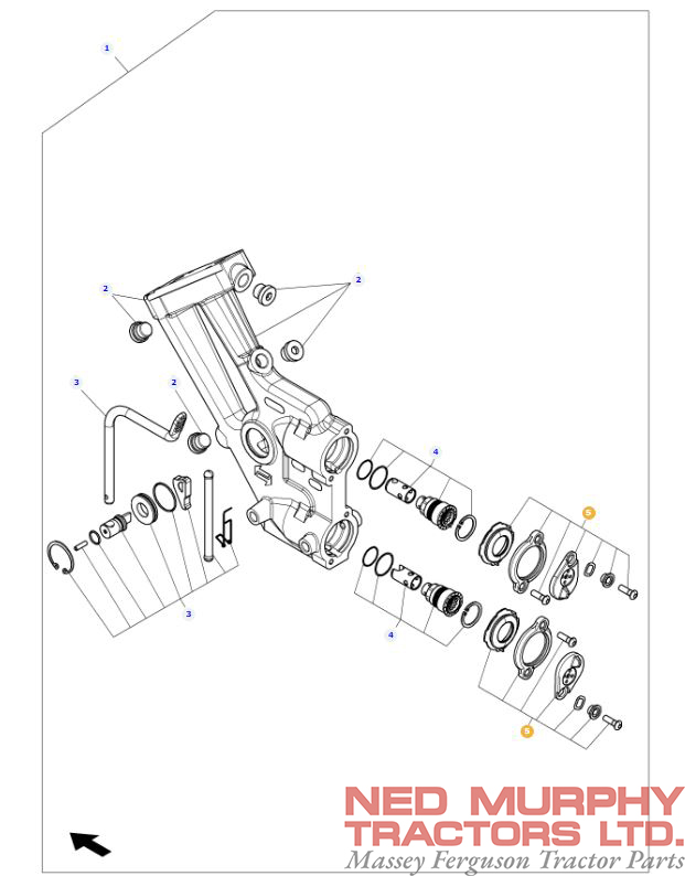 Hydraulic Coupler Cover 4362750M1 - Image 2