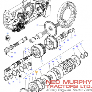 4WD Clutch O-Ring 3384524M1 - Image 2