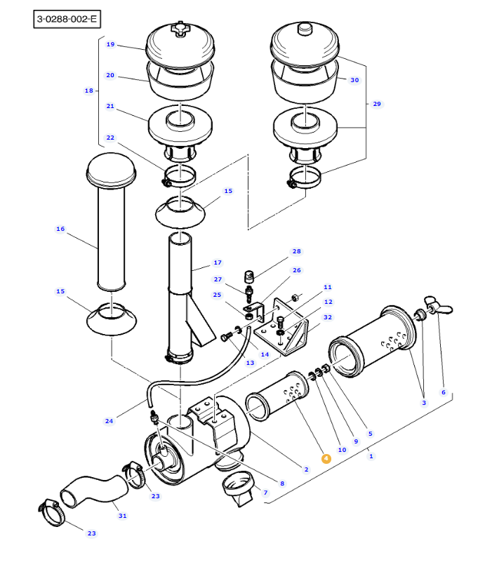 Air Filter 3824033M1 - Image 3