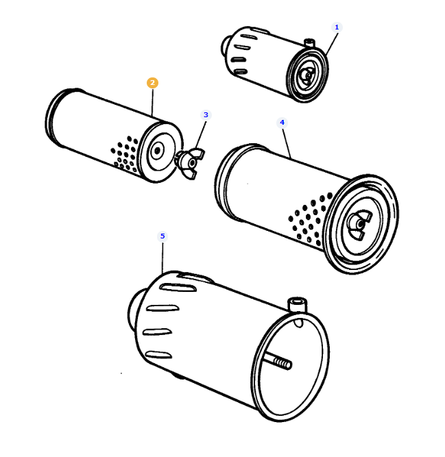 Inner Air Filter 3385734M1 - Image 2