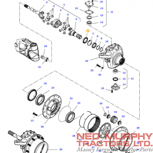 Final Drive Shaft Seal F835300020840 - Image 2