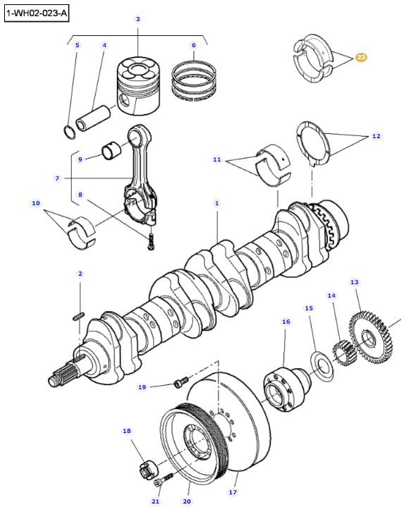 SISU Main Bearing V836879152 - Image 2