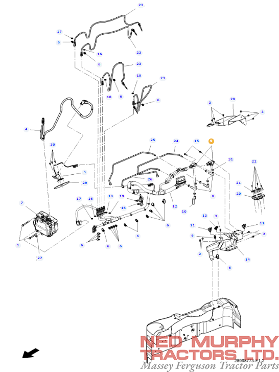 Exhaust Pressure Sensor ACW1805880 - Image 2