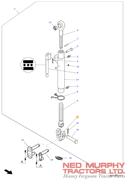 Toplink Knuckle Cat 3 S.10288 - Image 2