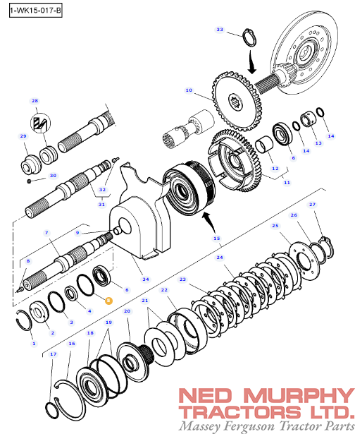 4wd Clutch Shim 3386062M1 - Image 2