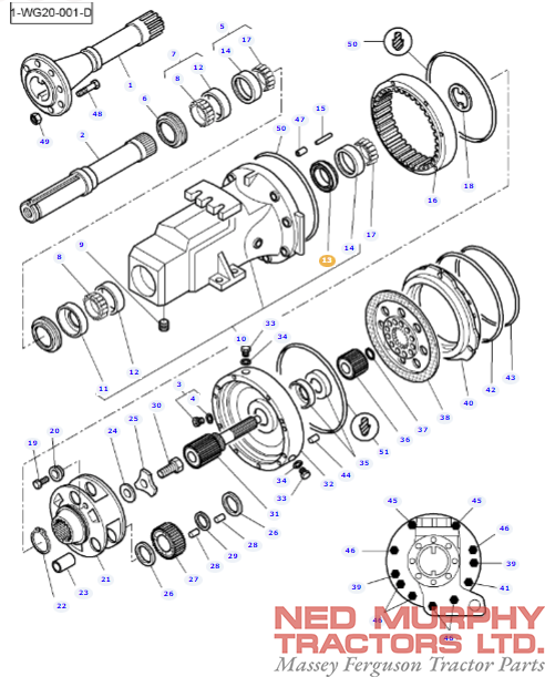 Rear Half Shaft Inner Seal 3619346M1 - Image 2