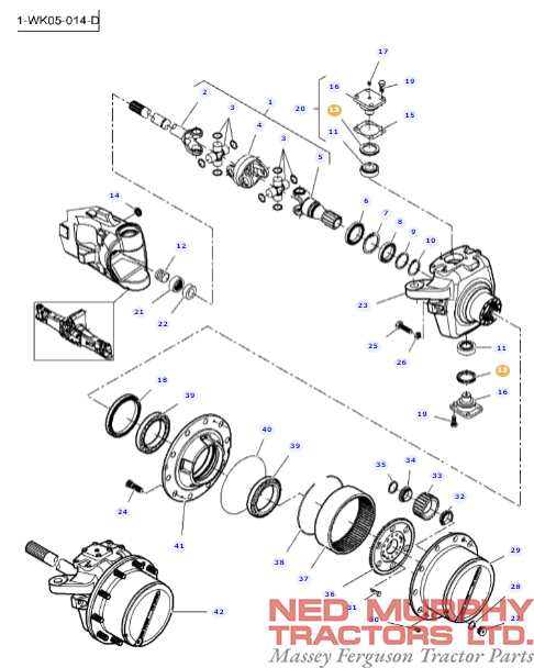 Upper King Pin Seal F718301020710 - Image 2