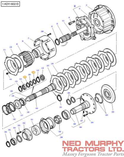 Input Shaft Teflon Ring 3010889X1 - Image 2
