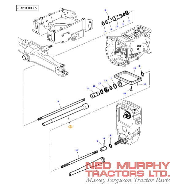 4WD Shaft Cover 3800307M1 - Image 2