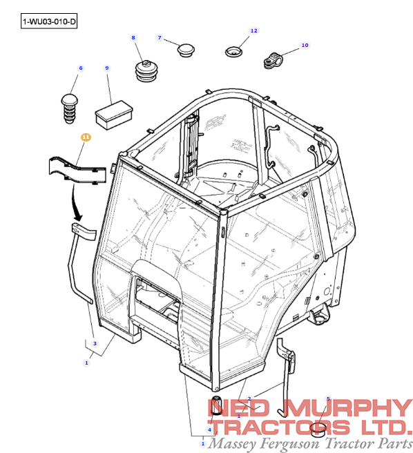 Front Indicator Cover Right Hand 4273308M1 - Image 2