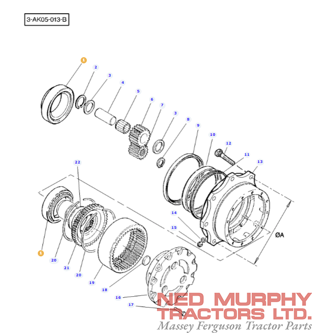 Hub Bearing 3428271M2 - Image 2